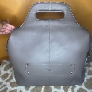 Grey handbag